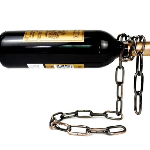 Magic Iron Chain Wine Bottle Holder