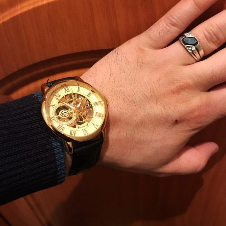 Luxury Men's Mechanical Leather Watches