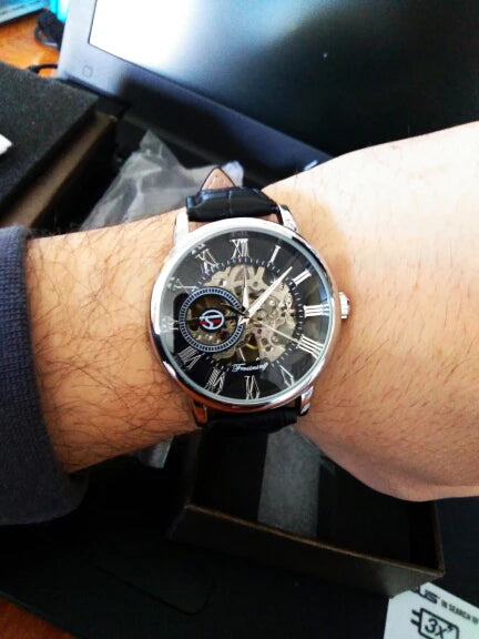 Luxury Men's Mechanical Leather Watches