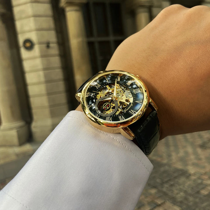 Luxury Men's Mechanical Leather Watches