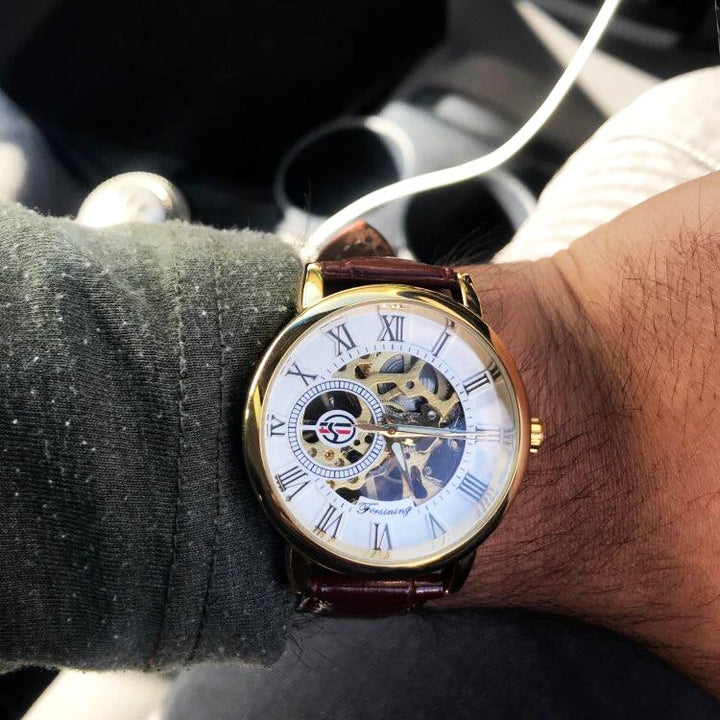 Luxury Men's Mechanical Leather Watches
