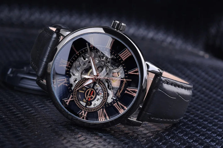 Luxury Men's Mechanical Leather Watches