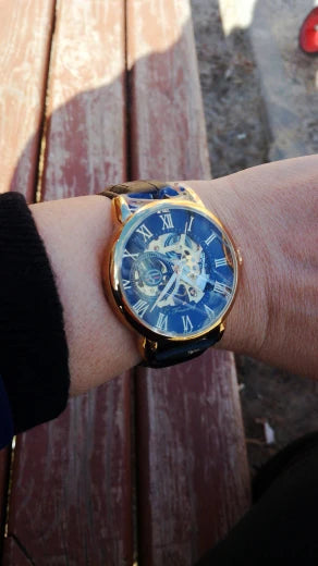 Luxury Men's Mechanical Leather Watches