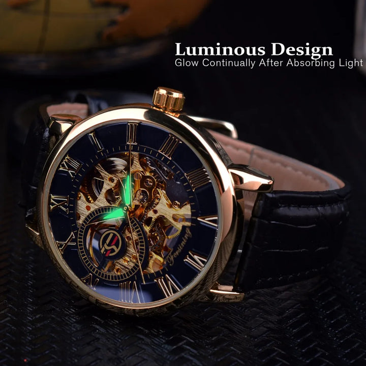 Luxury Men's Mechanical Leather Watches