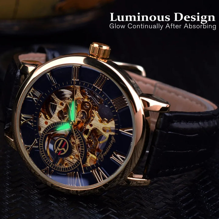 Luxury Men's Mechanical Leather Watches