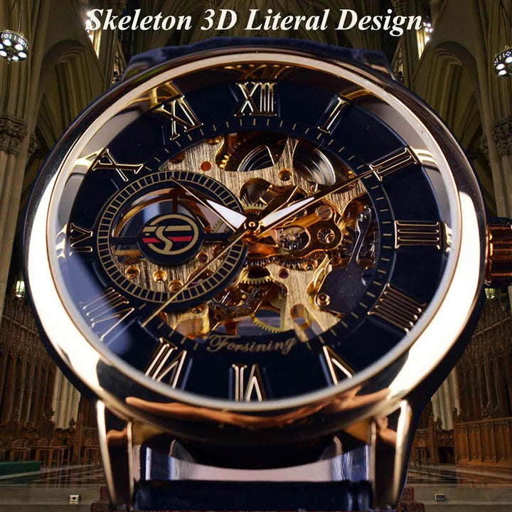 Luxury Men's Mechanical Leather Watches