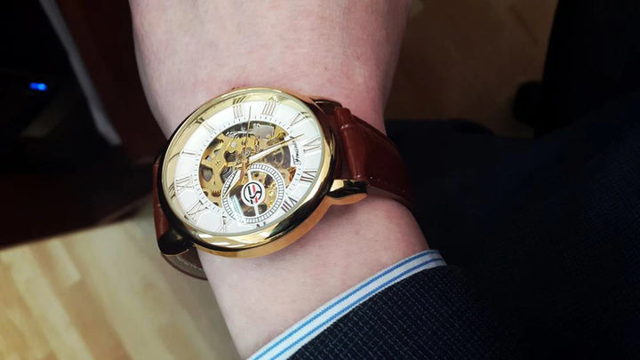 Luxury Men's Mechanical Leather Watches