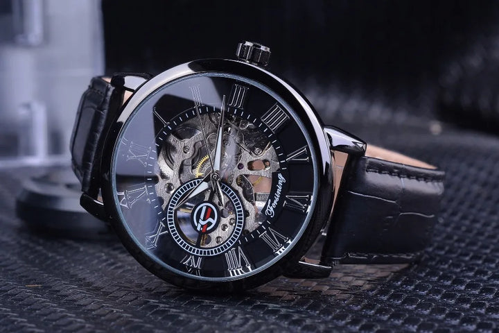 Luxury Men's Mechanical Leather Watches