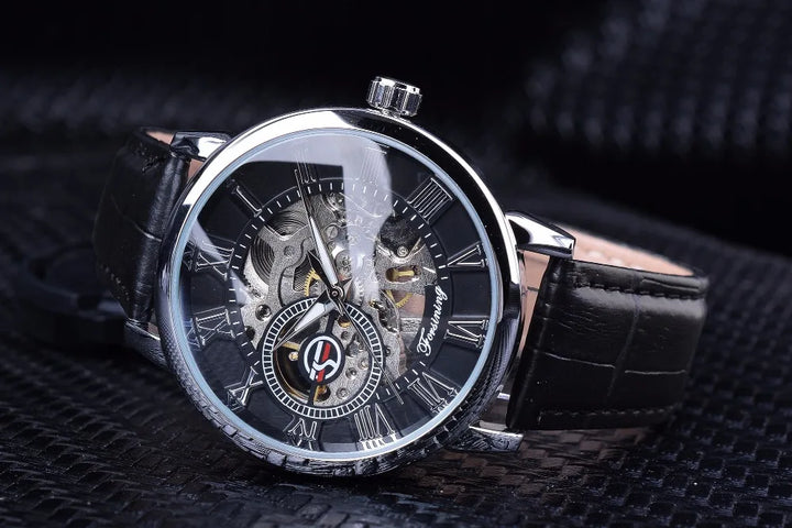 Luxury Men's Mechanical Leather Watches