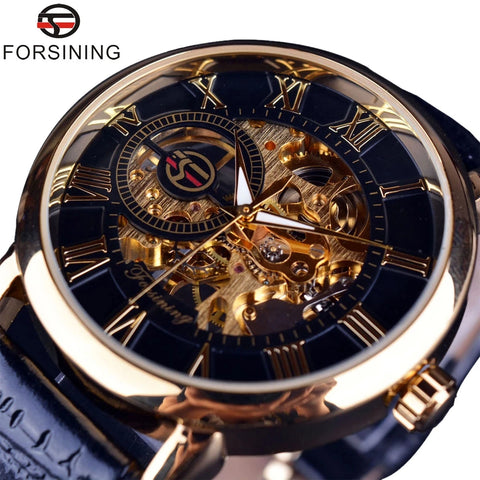 Luxury Men's Mechanical Leather Watches