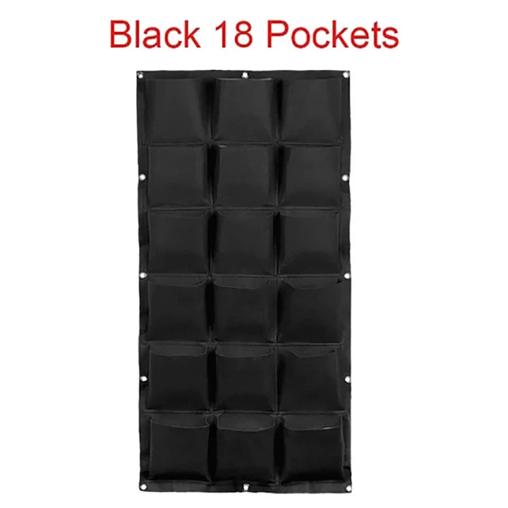 Wall Hanging Planting Bag Multiple Pockets Grow Bag Planter Vertical Garden Vegetable Living Bonsai Flower Plant Pot Home Supply