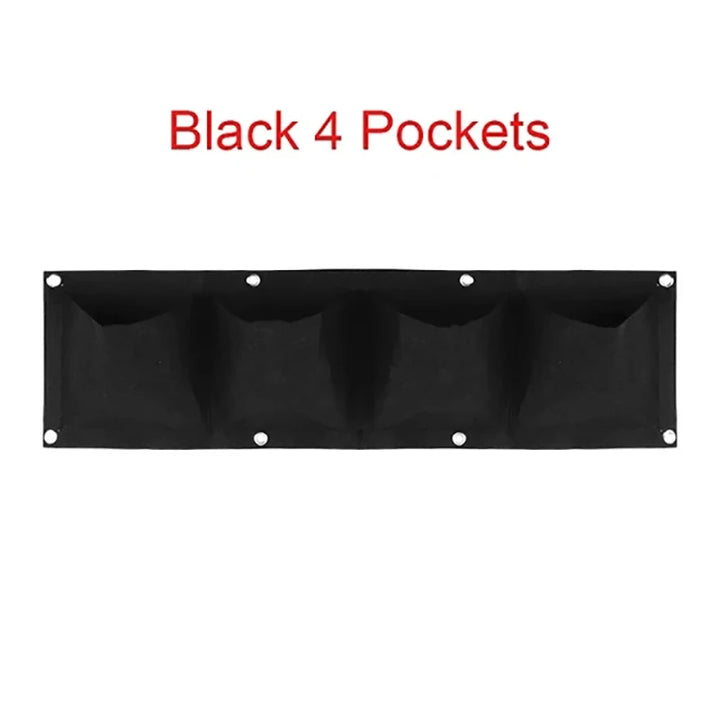Wall Hanging Planting Bag Multiple Pockets Grow Bag Planter Vertical Garden Vegetable Living Bonsai Flower Plant Pot Home Supply